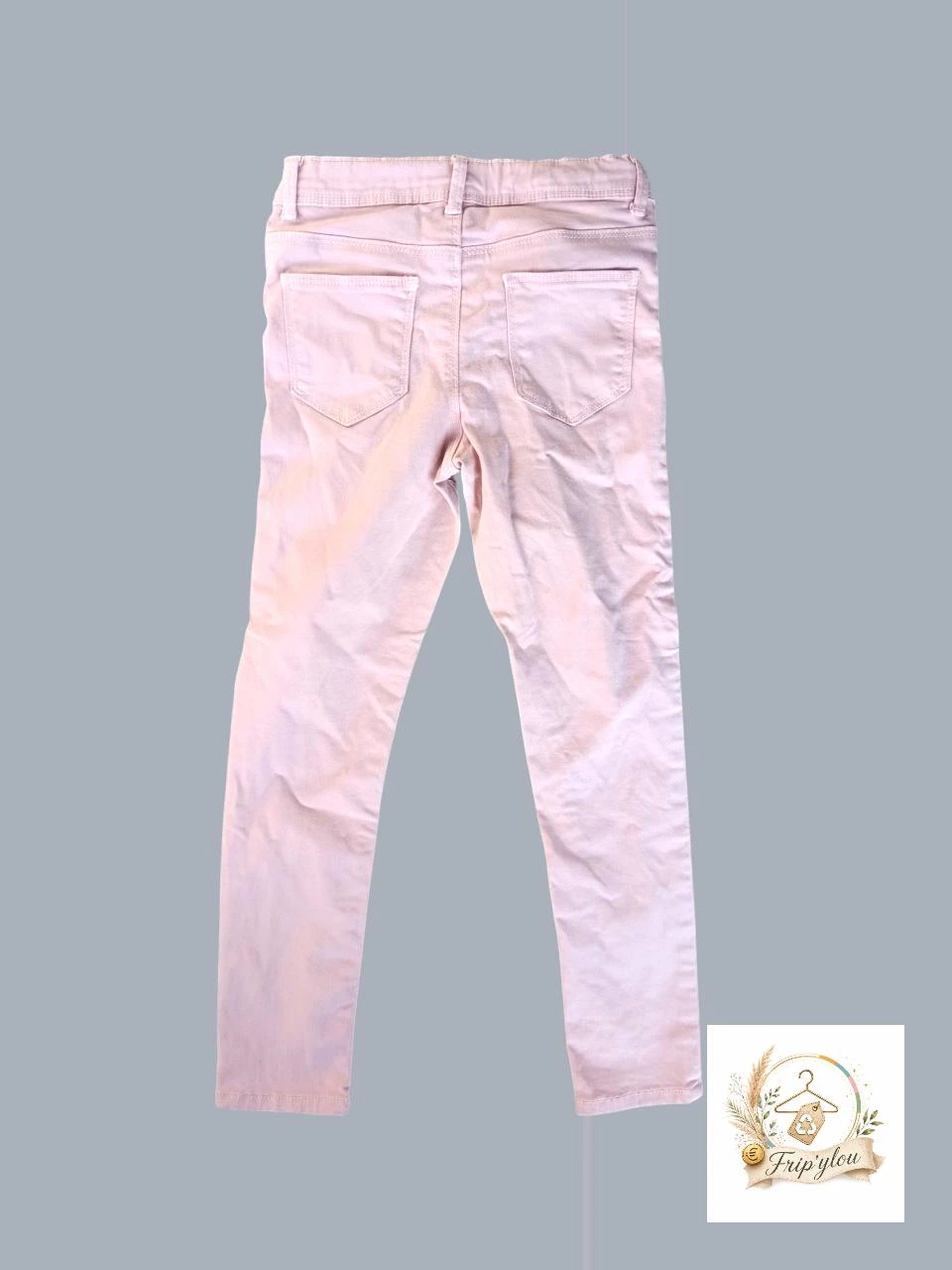 Powder Pink Kiabi Skinny Jeans – 8 years – A1761 – photo 2